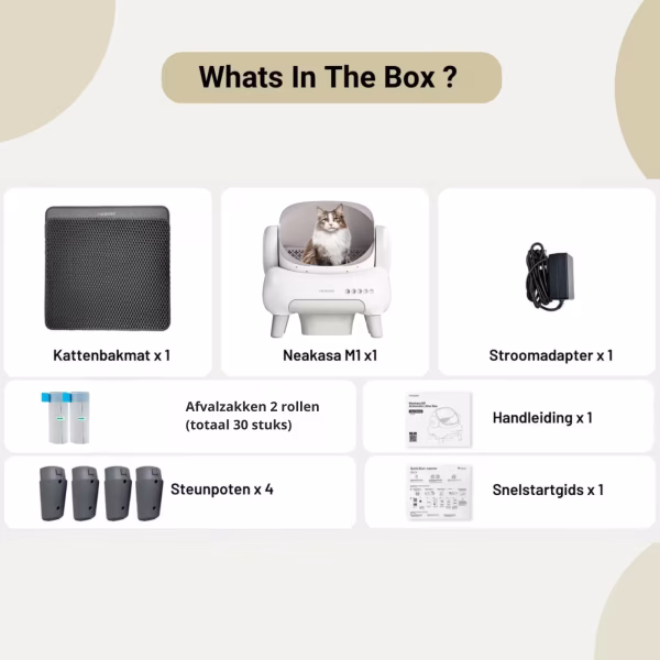 Neakasa M1 Wit + 2 rollen