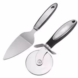 Pizzasnijder + schep