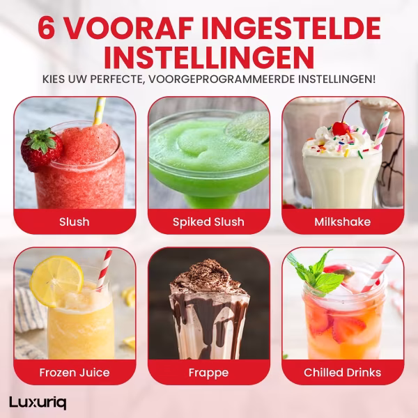 Slush puppy machine instellingen