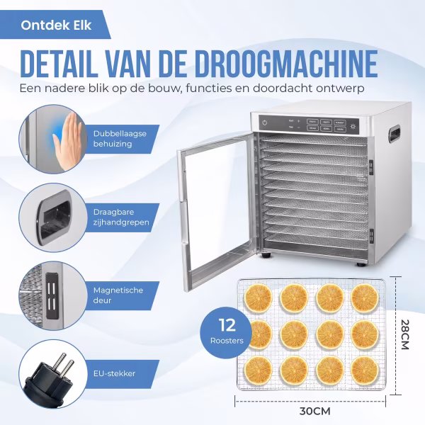 Dehydrator 12 lagen