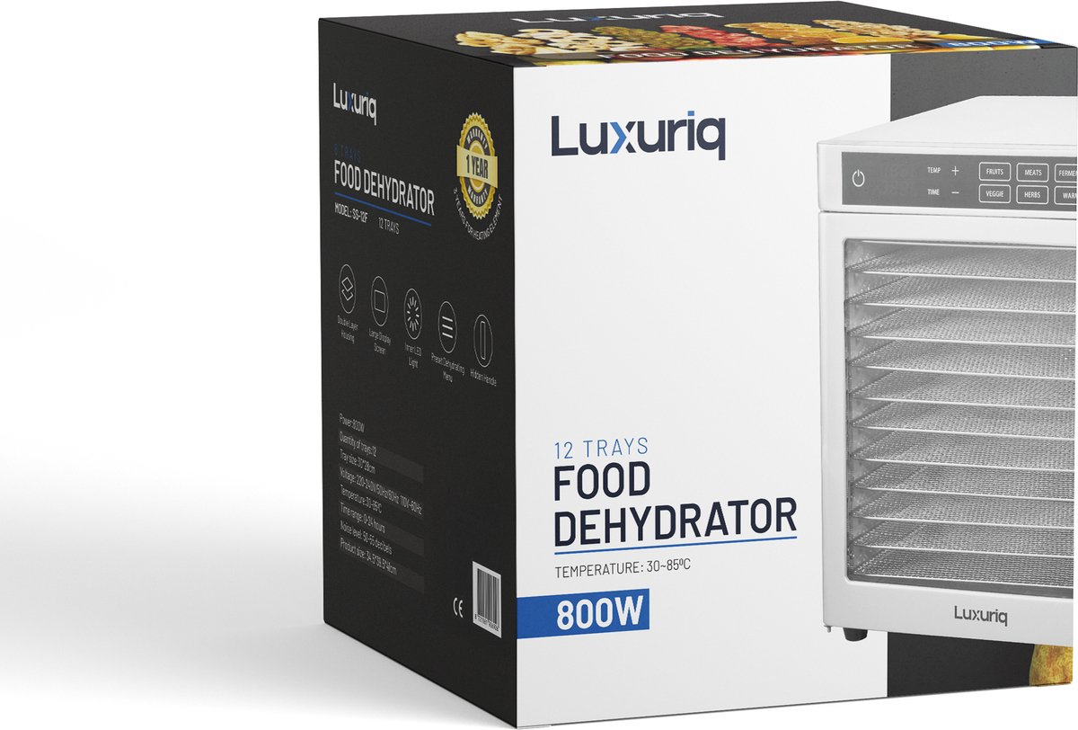 Food Dehydrator 12 lagen