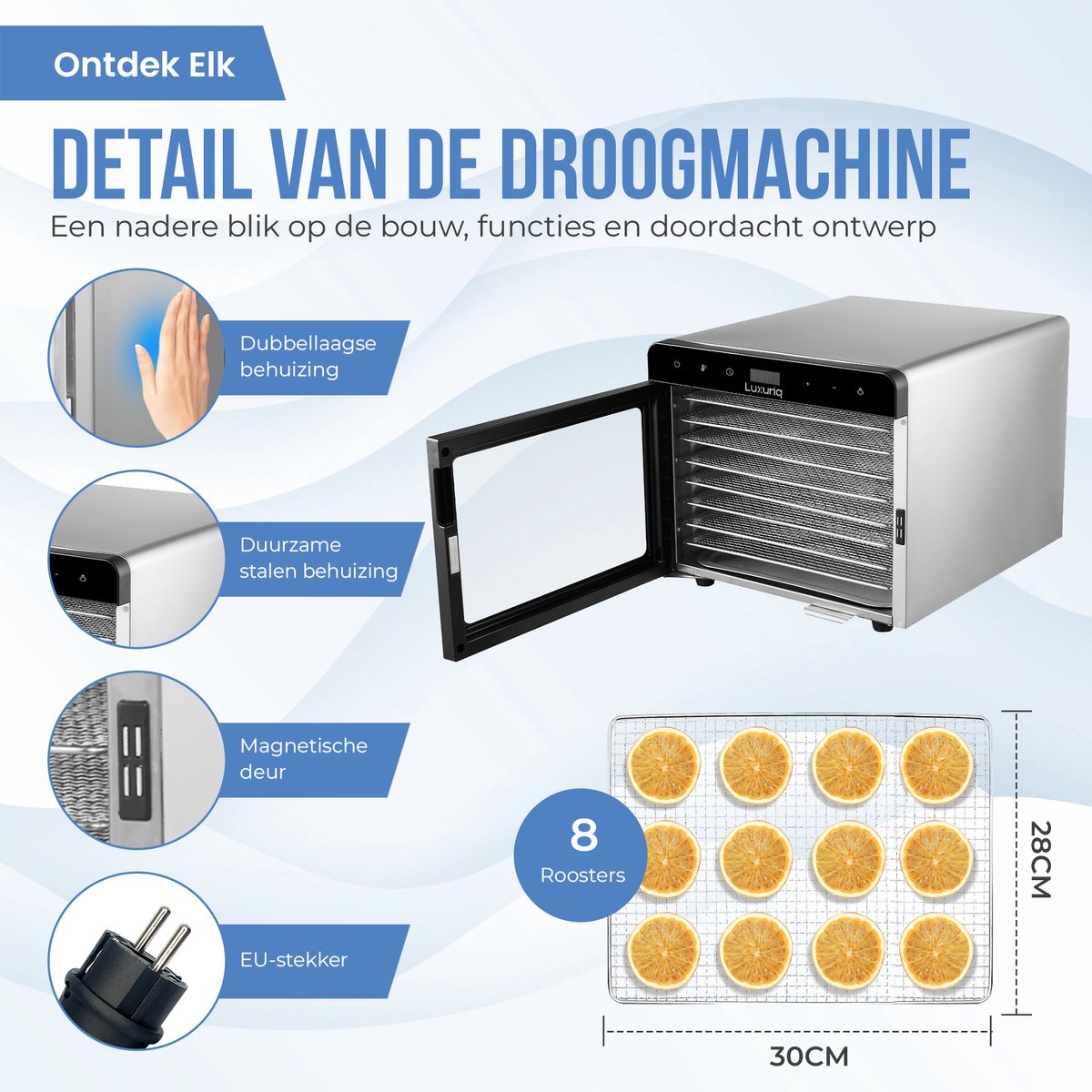 Luxuriq voedseldroger